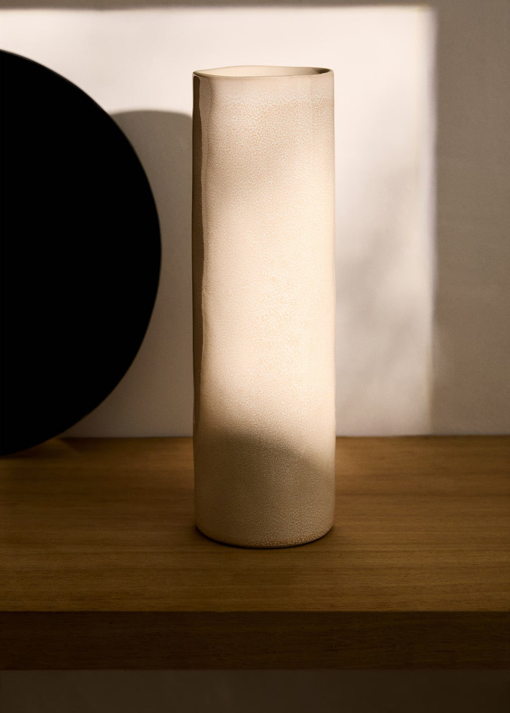 Vase, stoneware, cylindrical shape