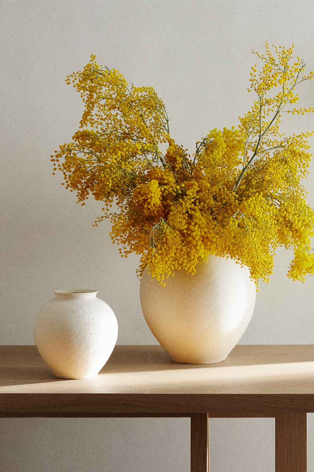 Vase, stoneware, textured pattern finish, gray