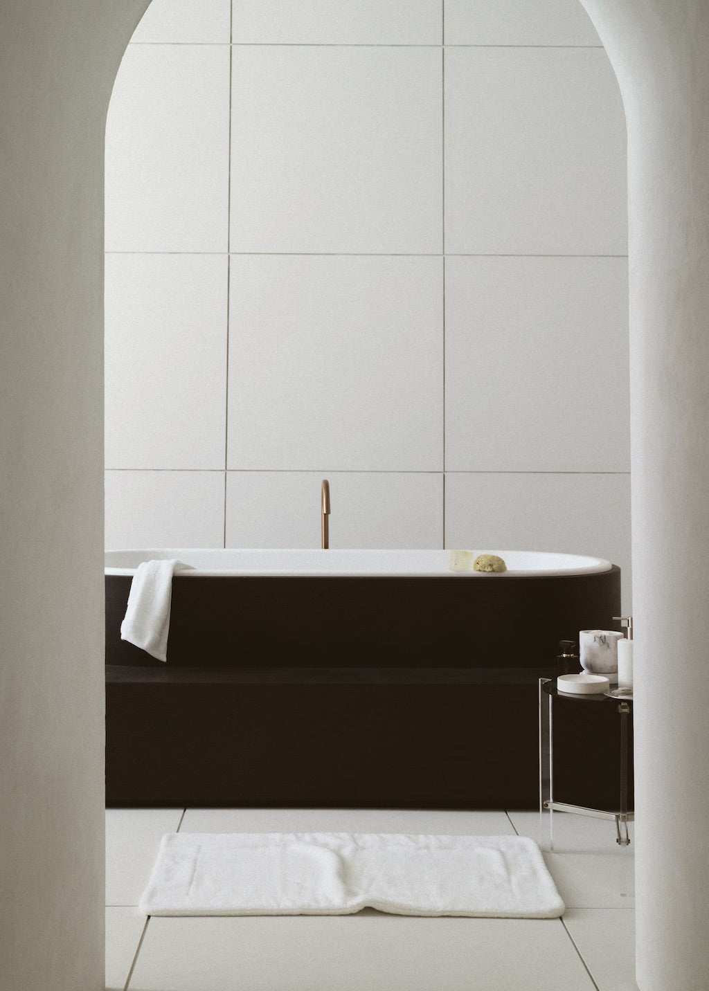 Bath mat, cotton, extra soft, 23.6x35.4in