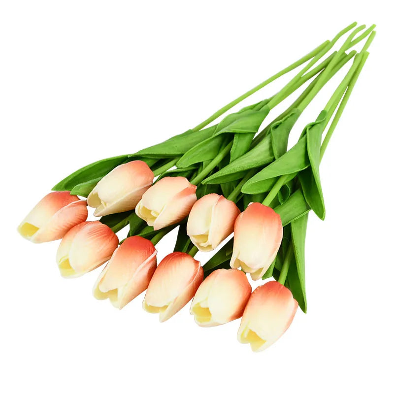 Artificial bouquet, tulip, stem 34cm, pack 10