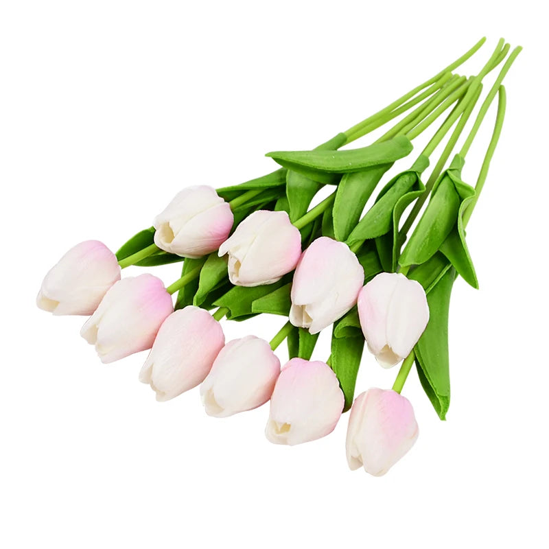 Artificial bouquet, tulip, stem 34cm, pack 10