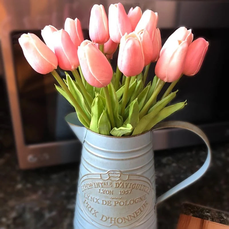 Artificial bouquet, tulip, stem 34cm, pack 10