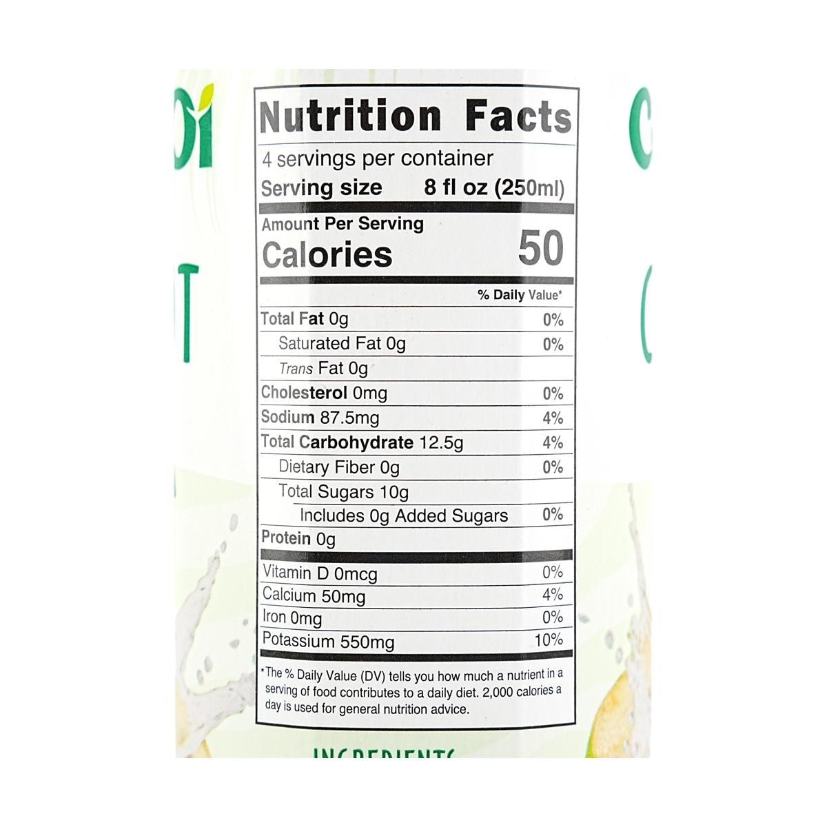 Coconut water, Cocooi, natural coconut water 1000 ml, pack of 2