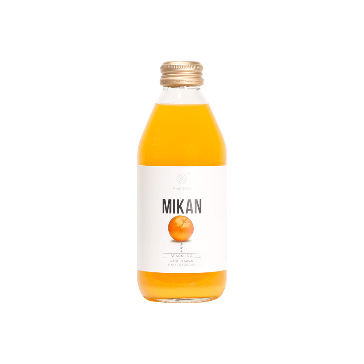 Soda, Kimino sparkling juice, mikan orange, 8.45oz, pack of 2