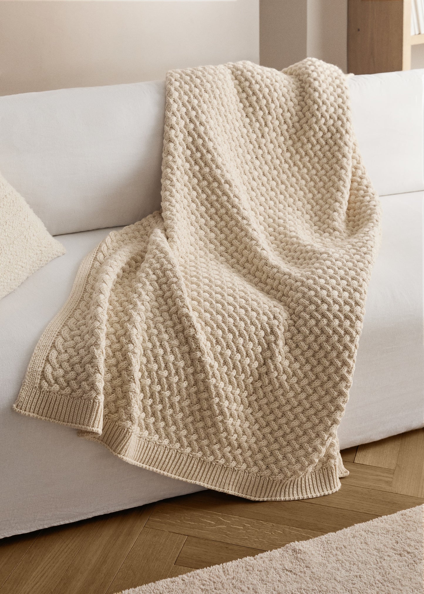 Throw blanket, interlock knit, 51x70.8"