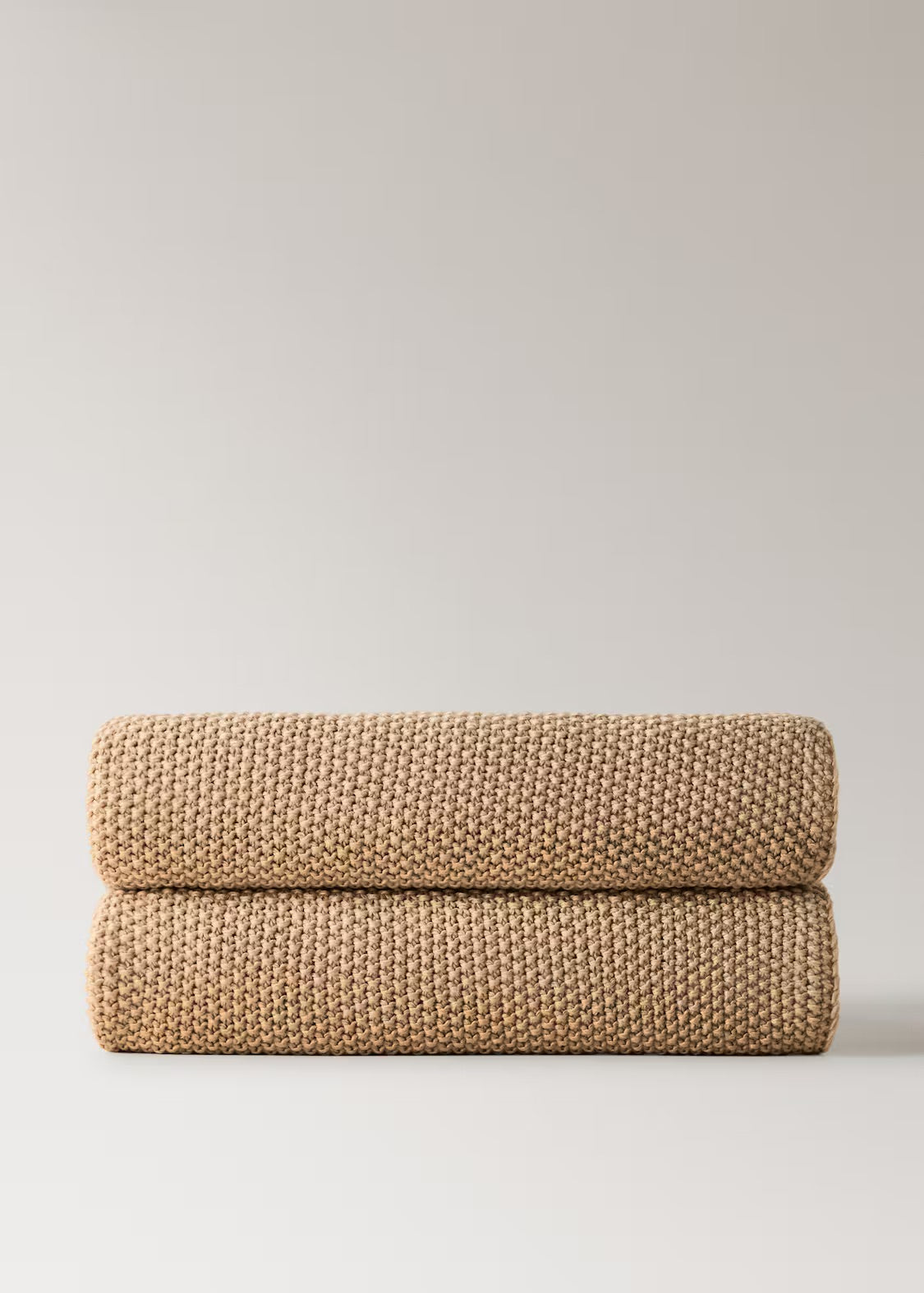 Throw blanket, knitted design, 51x70.8"