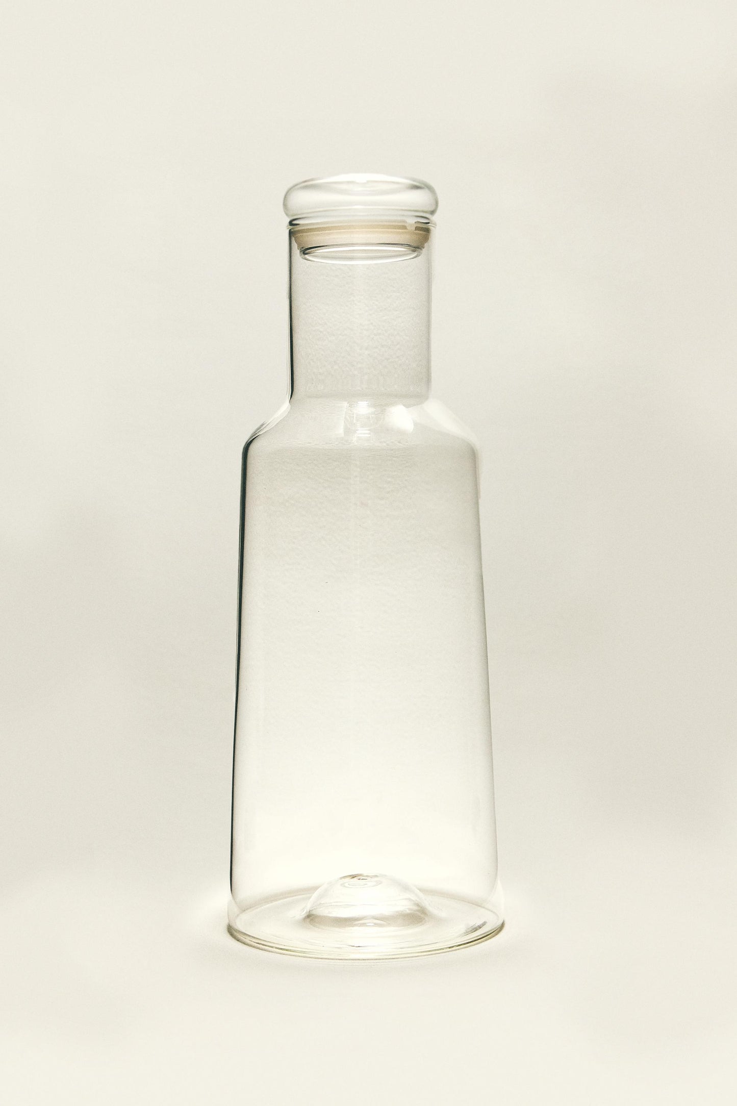 Drinkware, bottle with lid, borosilicate glass