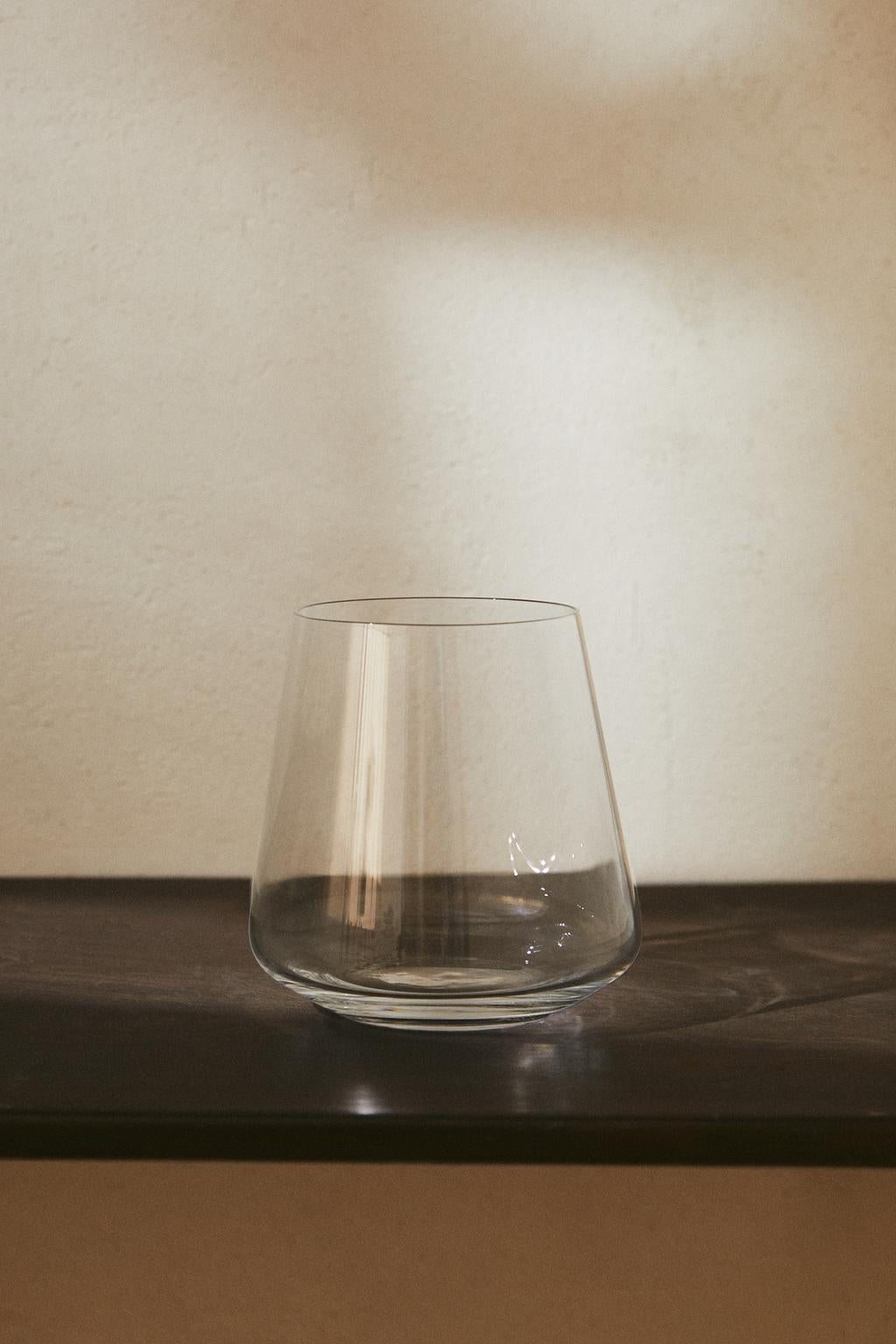 Glassware, tumbler glass, 3.9"