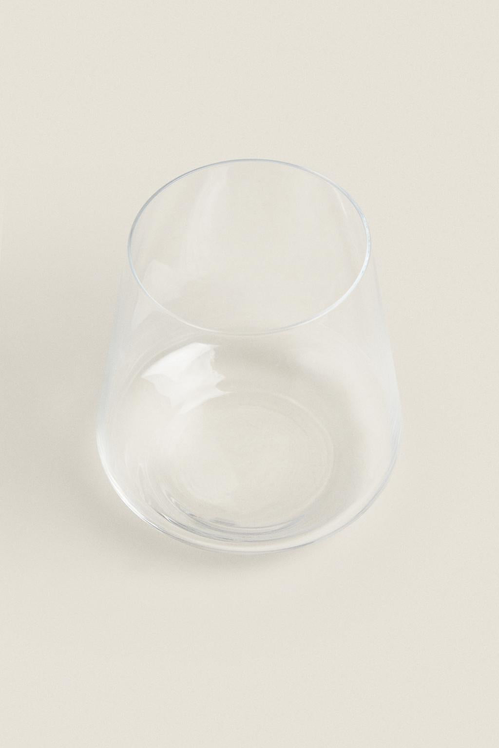 Glassware, tumbler glass, 3.9"