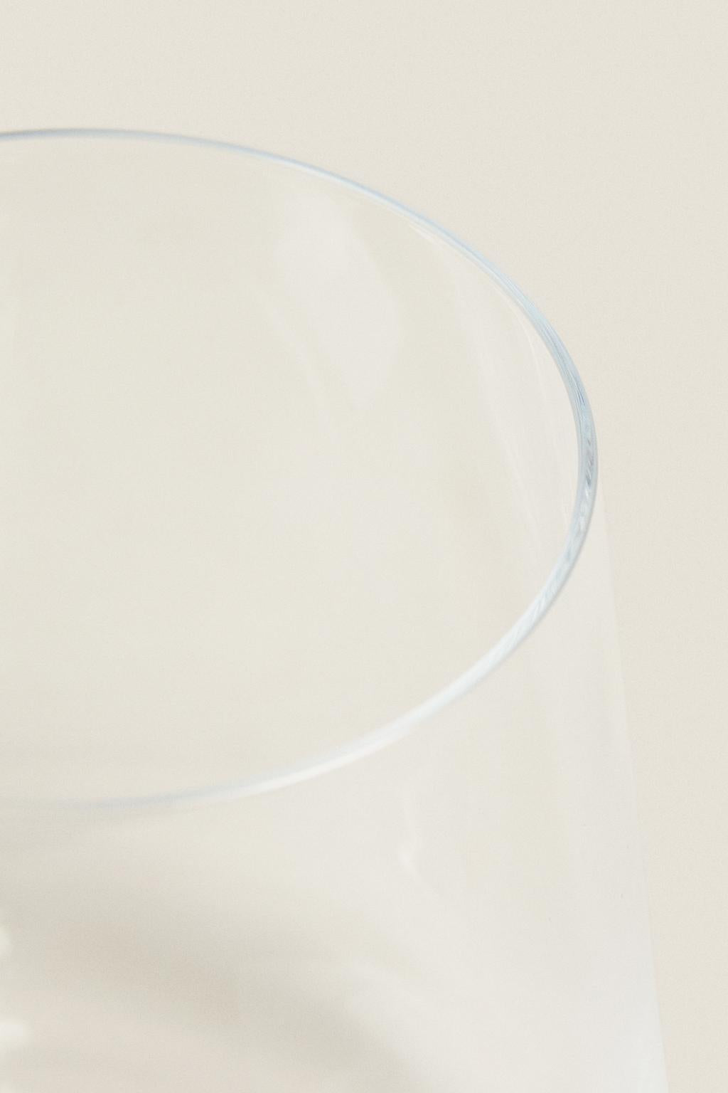 Glassware, tumbler glass, 3.9"