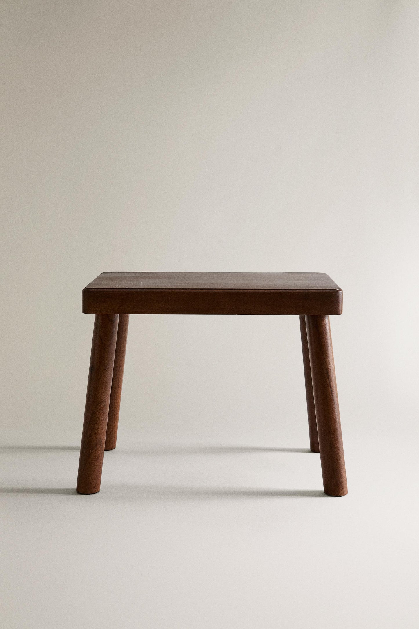 Stool, small wooden stool, brown