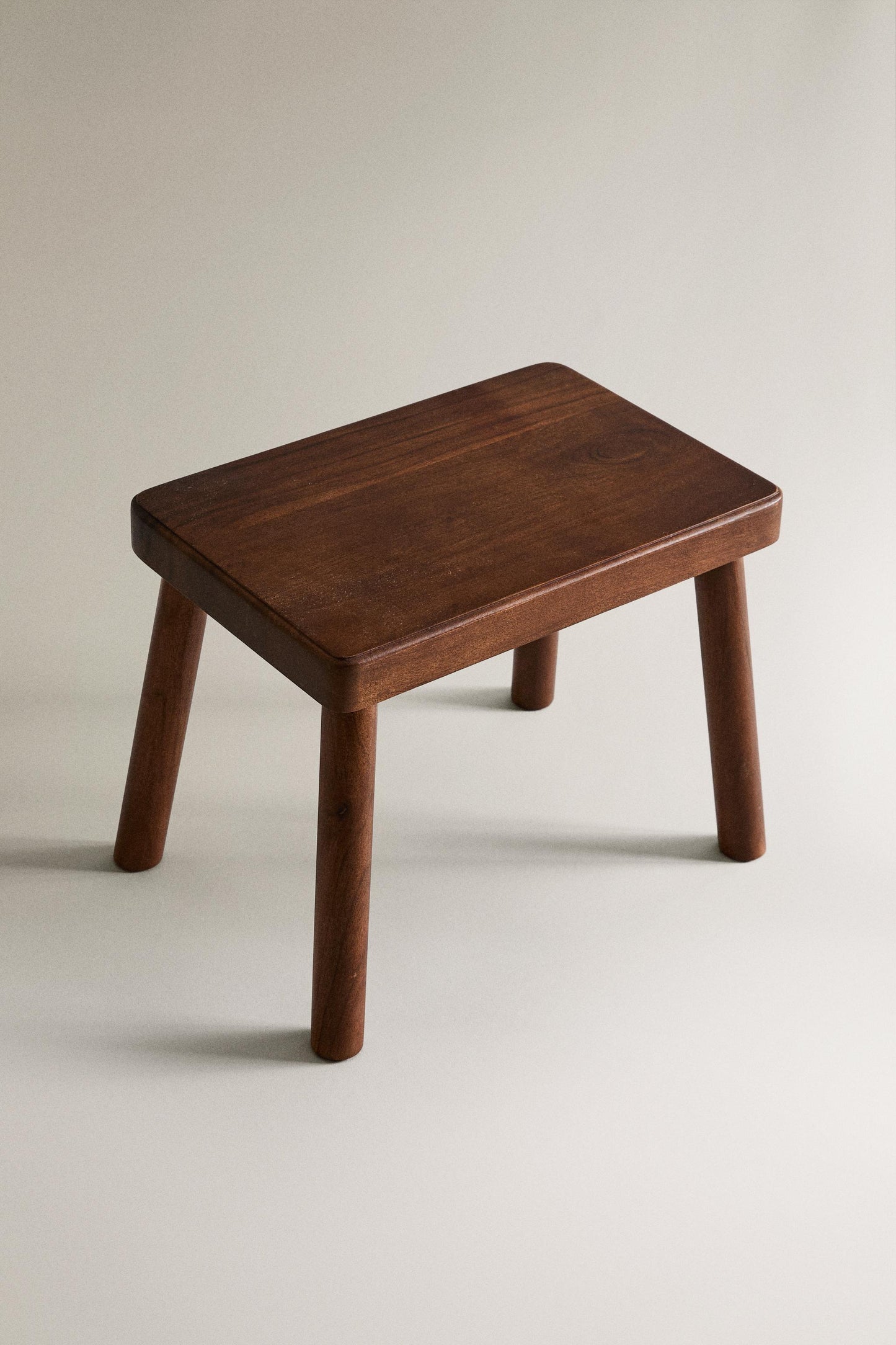 Stool, small wooden stool, brown