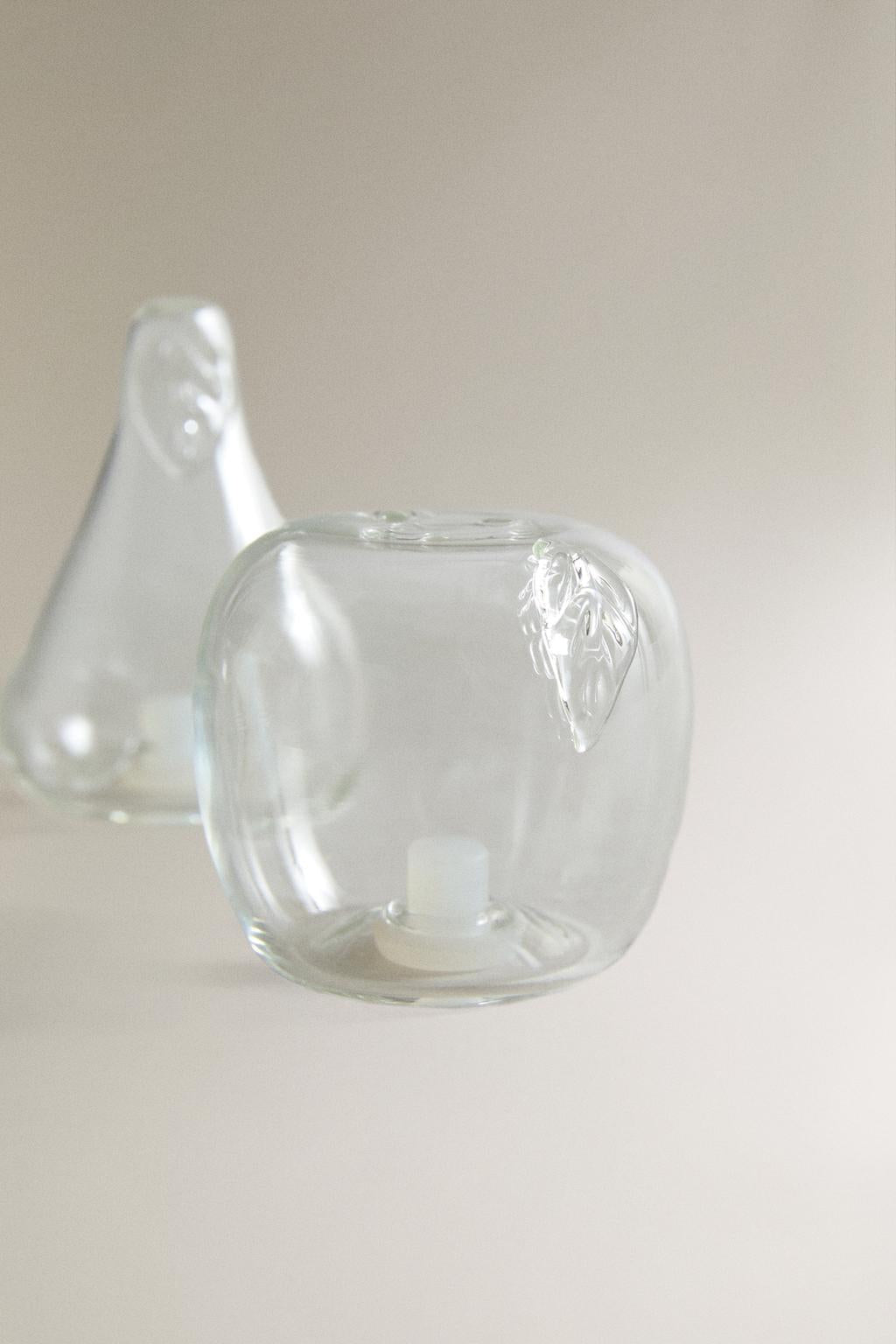 Salt and pepper shakers, borosilicate, fruit shape