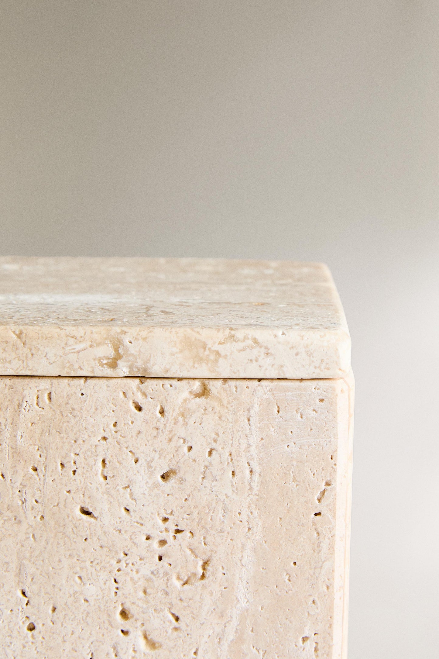 Storage box, marble, rectangular