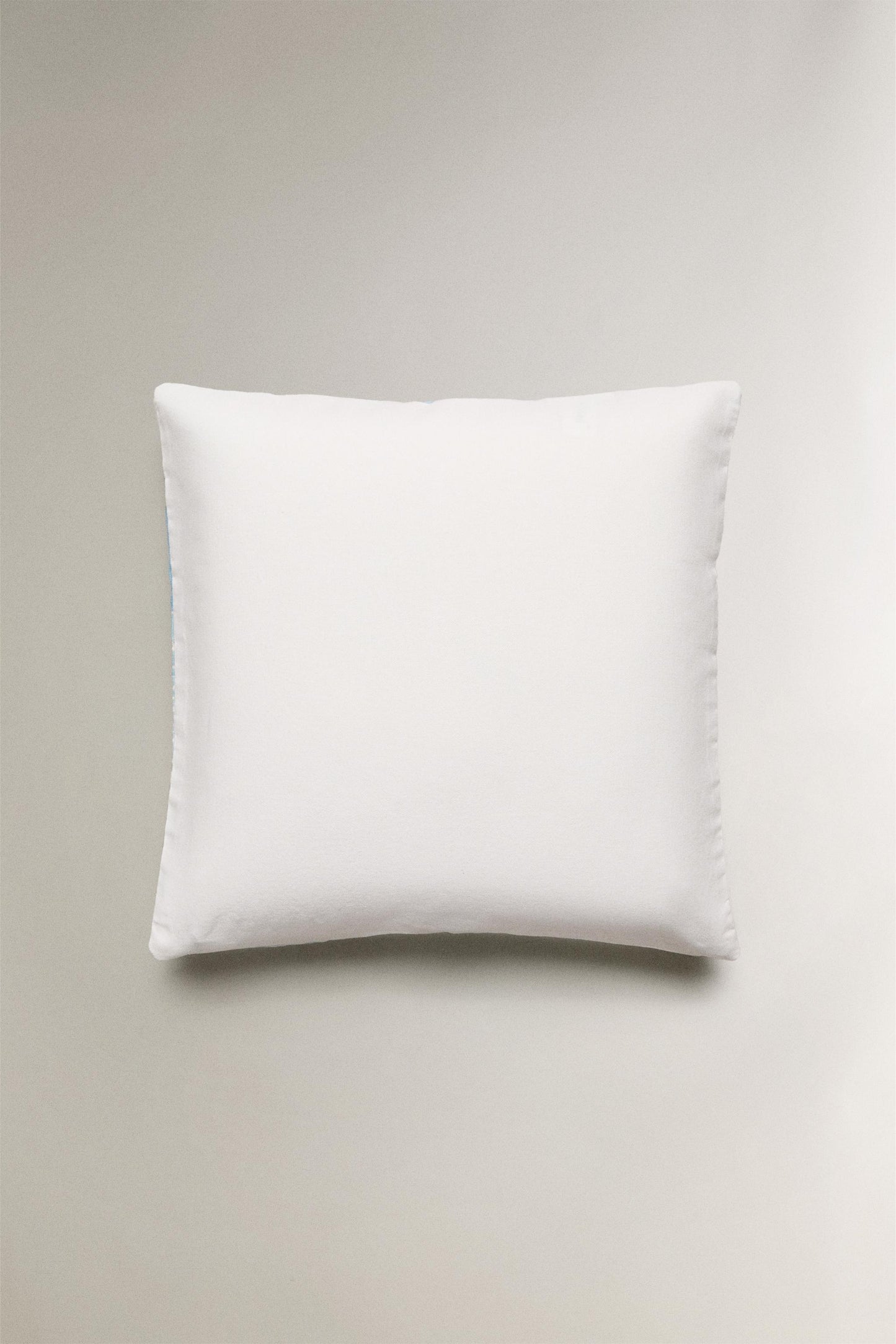 Throw pillow cover, coastal cove print, 17.5x17.5"