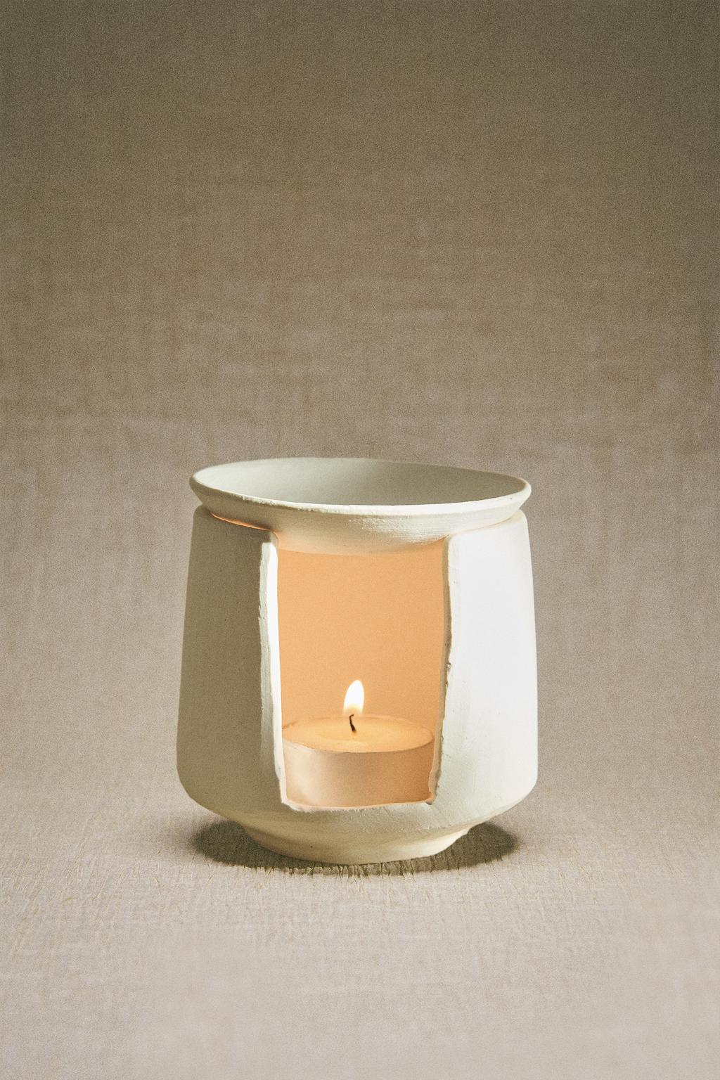 Candle - oil warmer, earthenware