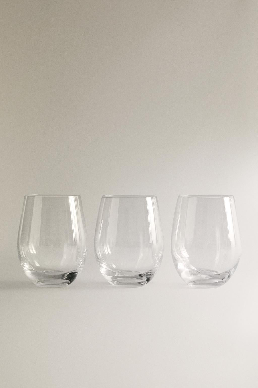 Glassware, tumbler glass, 4.7", pack 3