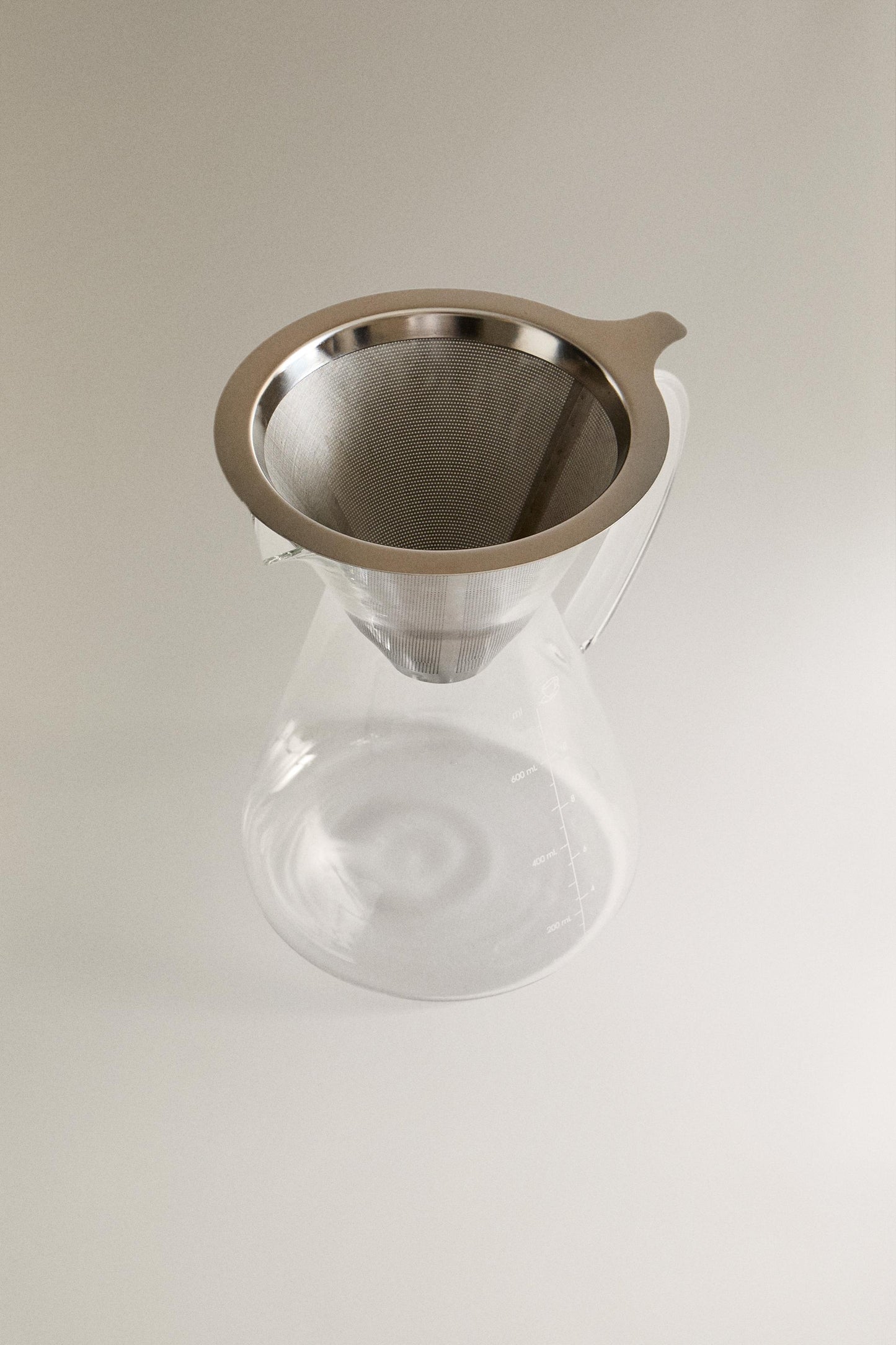 Coffee maker, glass drip, stainless steel filter