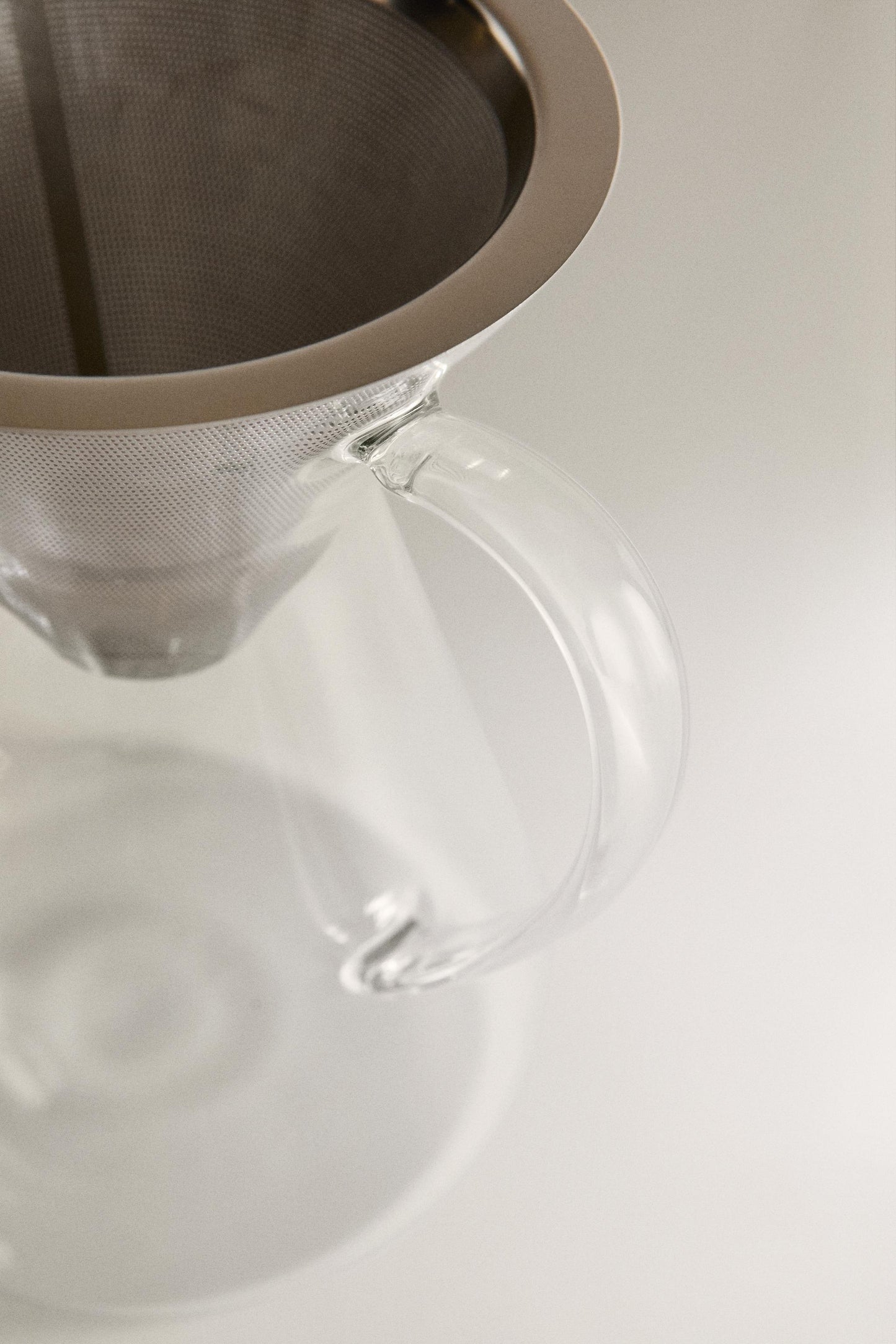 Coffee maker, glass drip, stainless steel filter