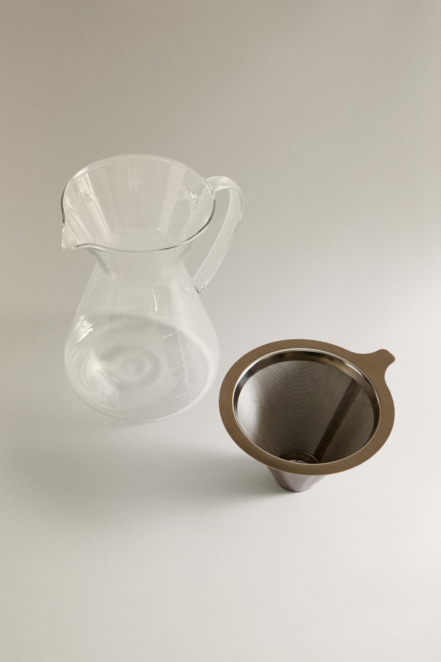 Coffee maker, glass drip, stainless steel filter