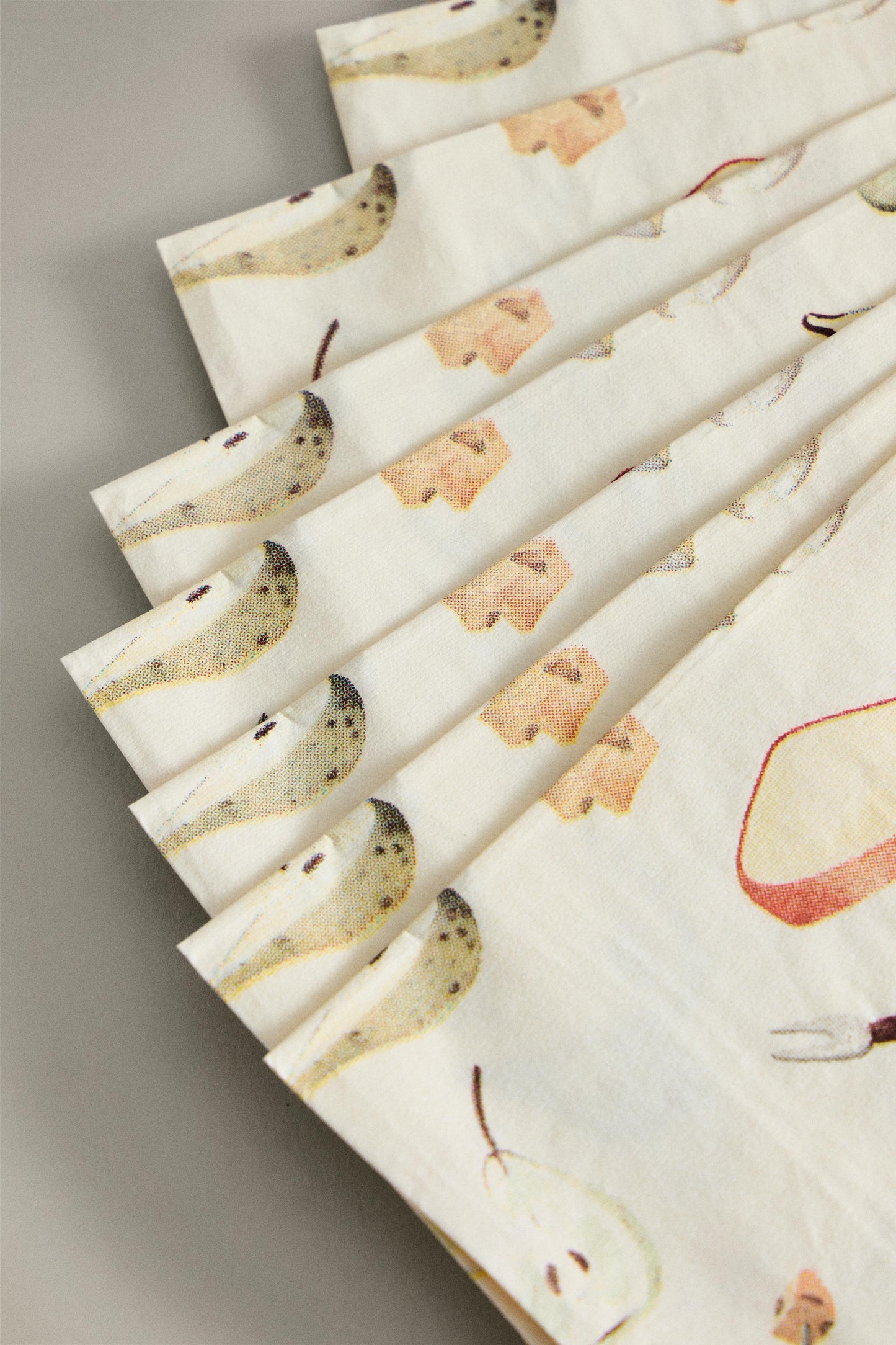 Napkin, paper, 15.8 in, pack 20, fruits and cheese