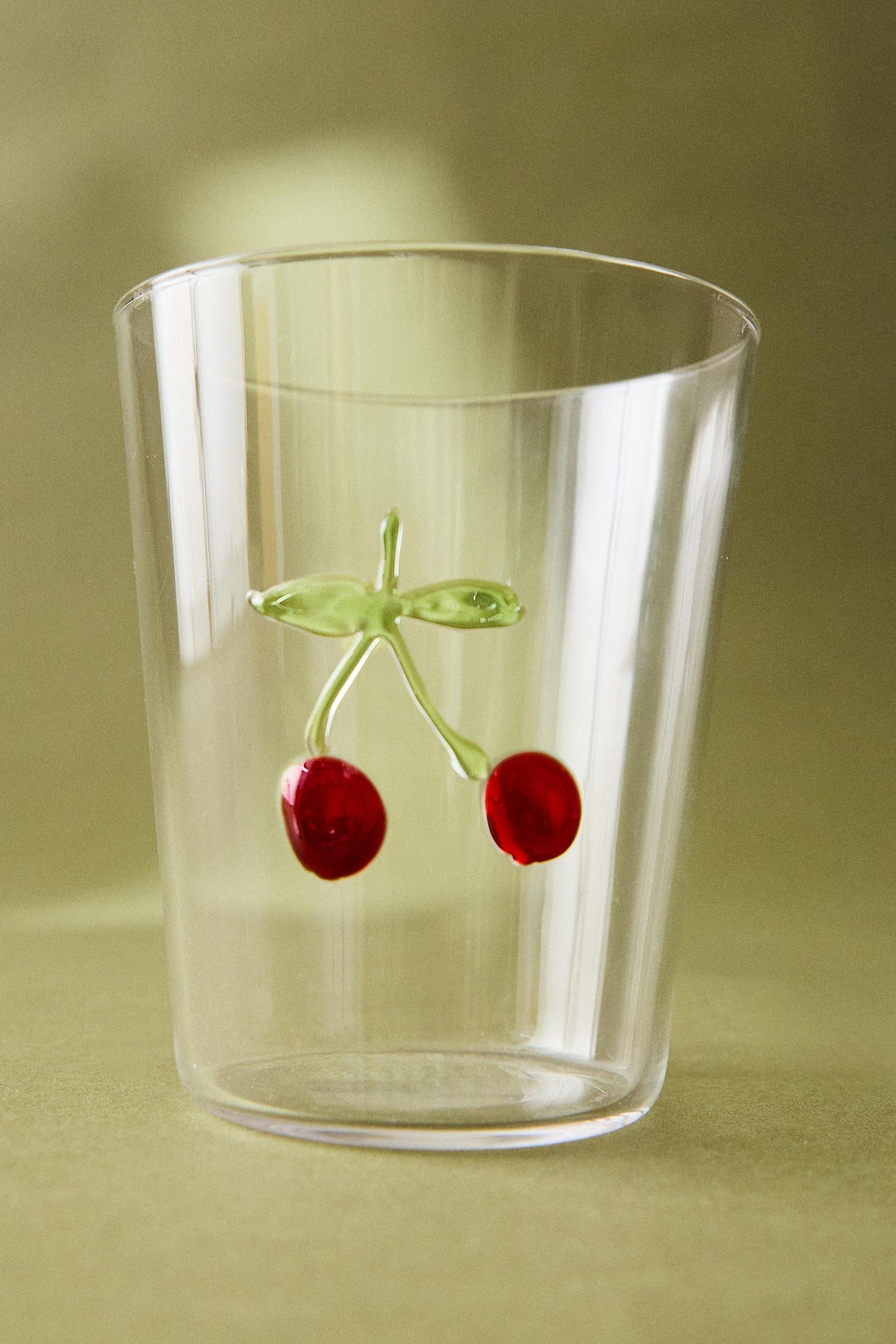 Drinkware, tumbler, glass, cherry