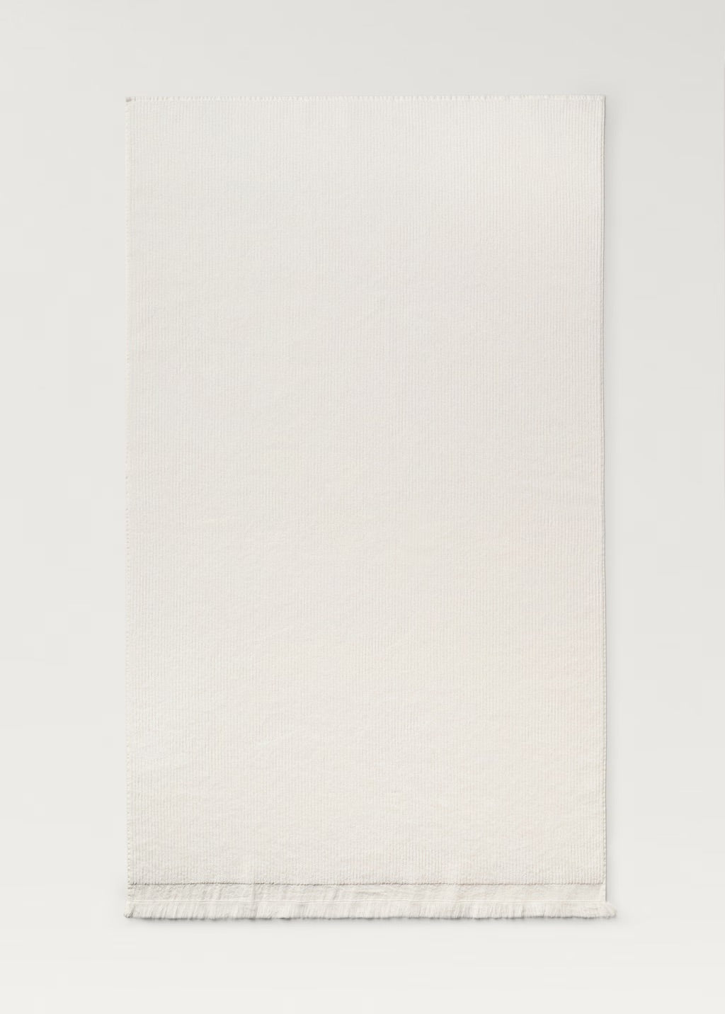 Towel, stripe-embossed with fringes, 650 g/m2