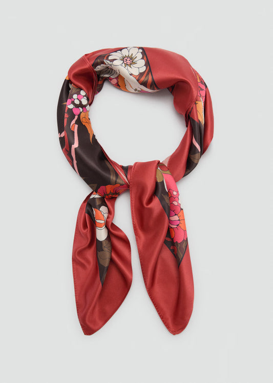 Scarf, satin effect, 27 in