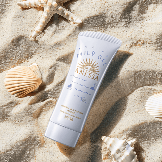 Shiseido Anessa Mineral UV Sunscreen Mild Gel SPF35 PA+++ 90g For Sensitive Skin