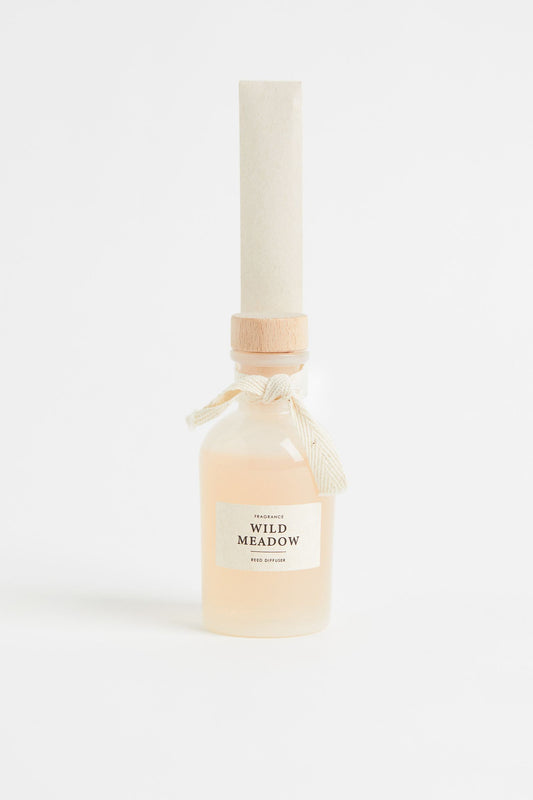 Home fragrance, reed diffuser, wild meadow