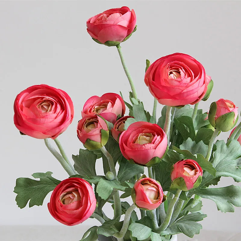 Artificial flower, ranunculus, stem 52cm