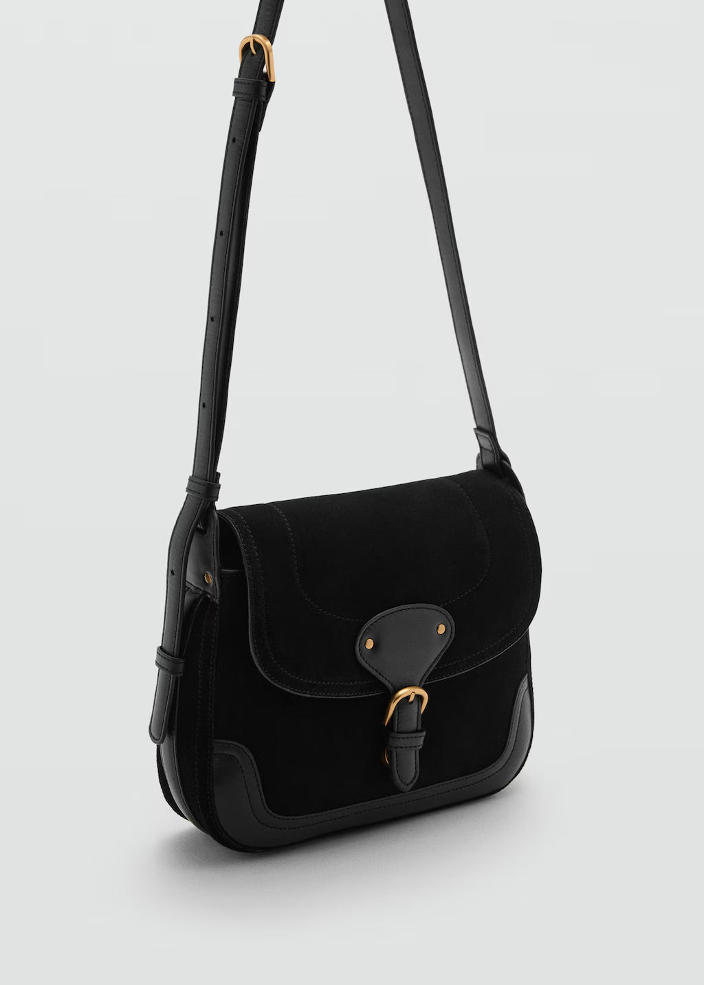 Bag, crossbody bag, leather, black