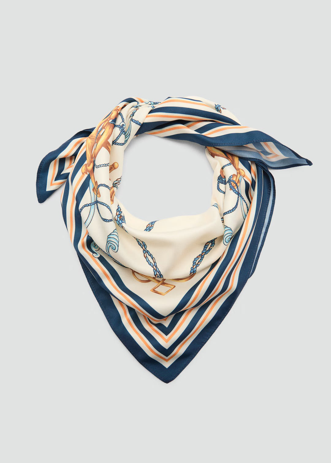 Scarf, satin effect, 27 in