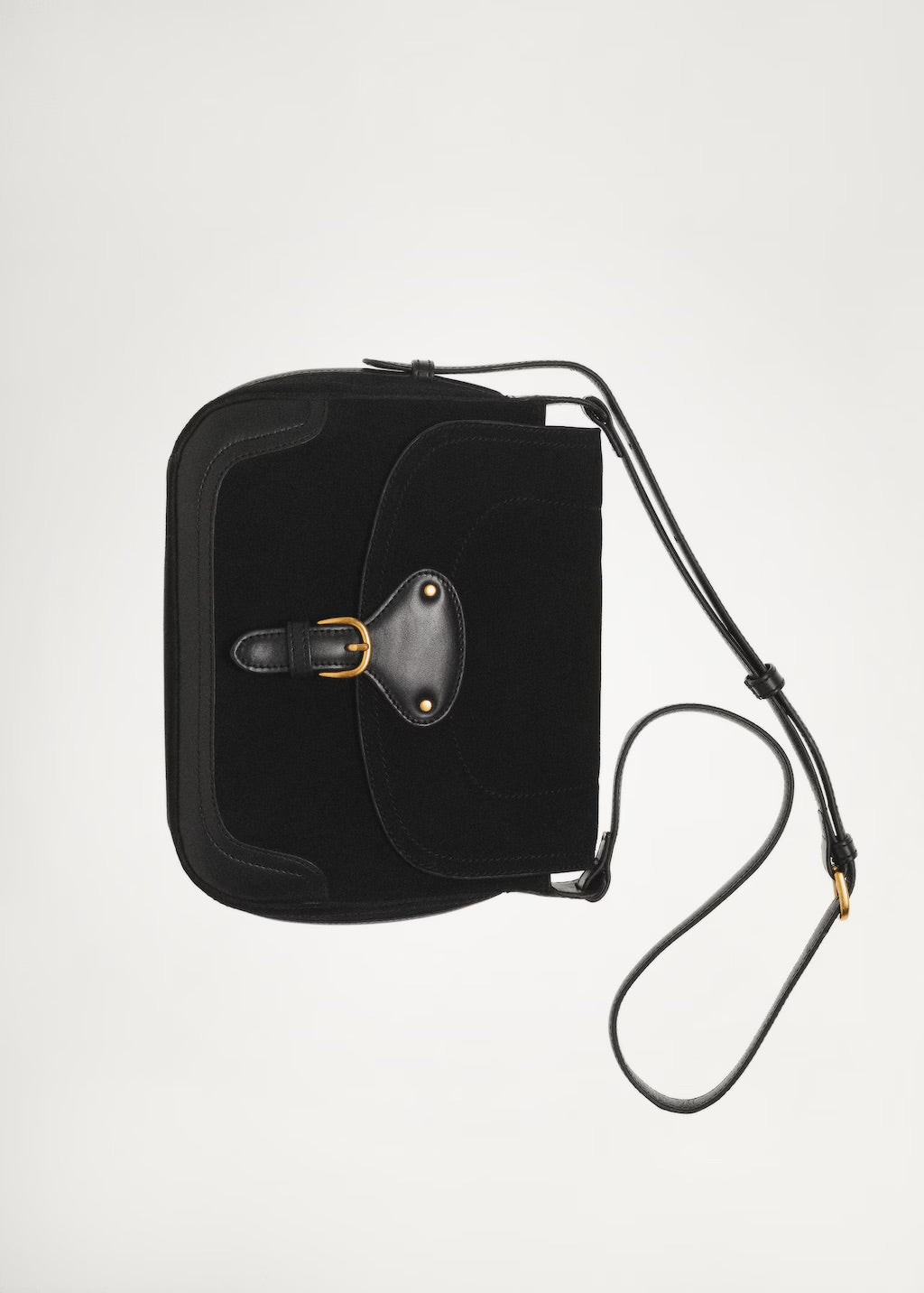 Bag, crossbody bag, leather, black