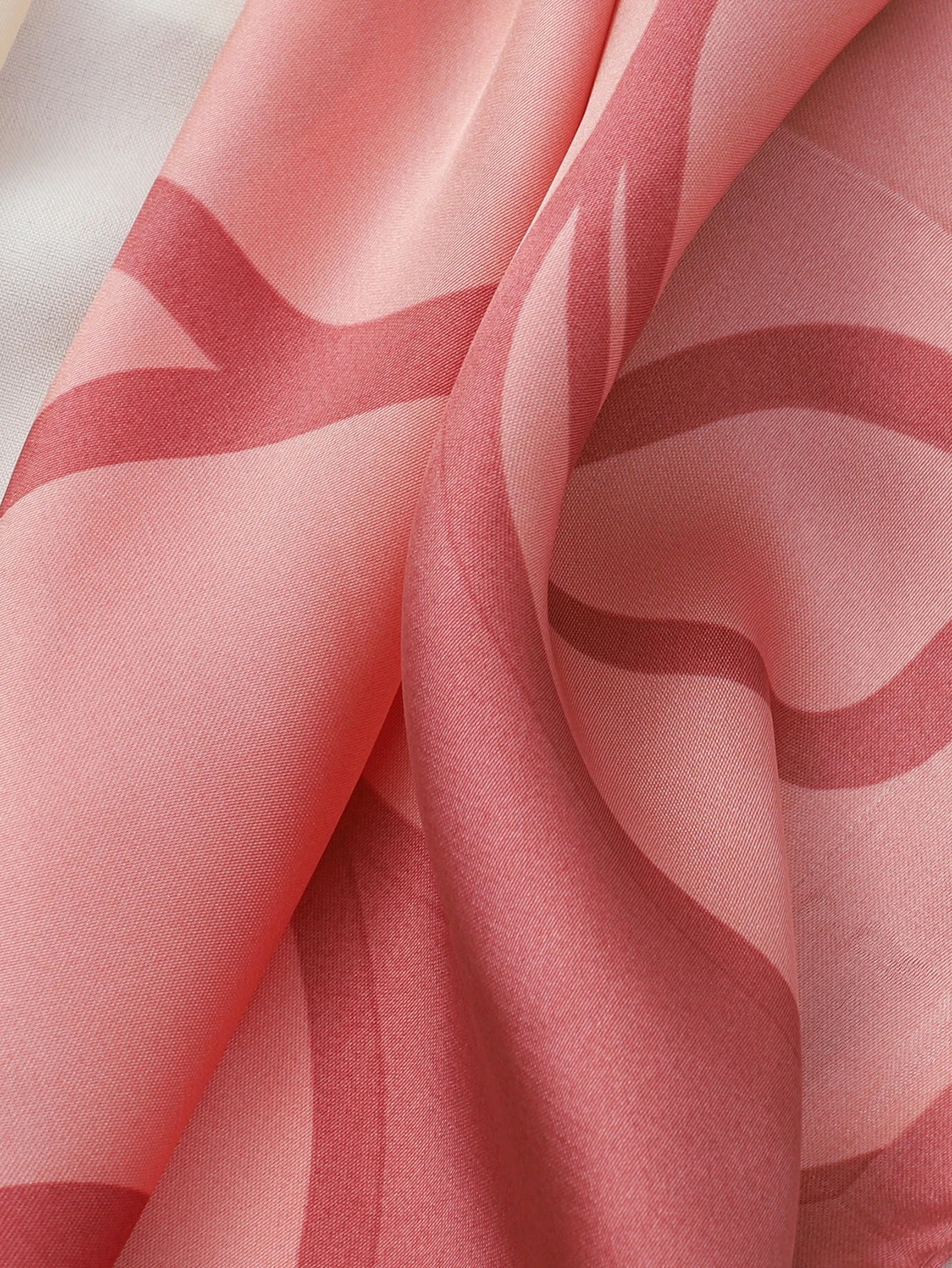 Scarf, satin effect, 27.65 in