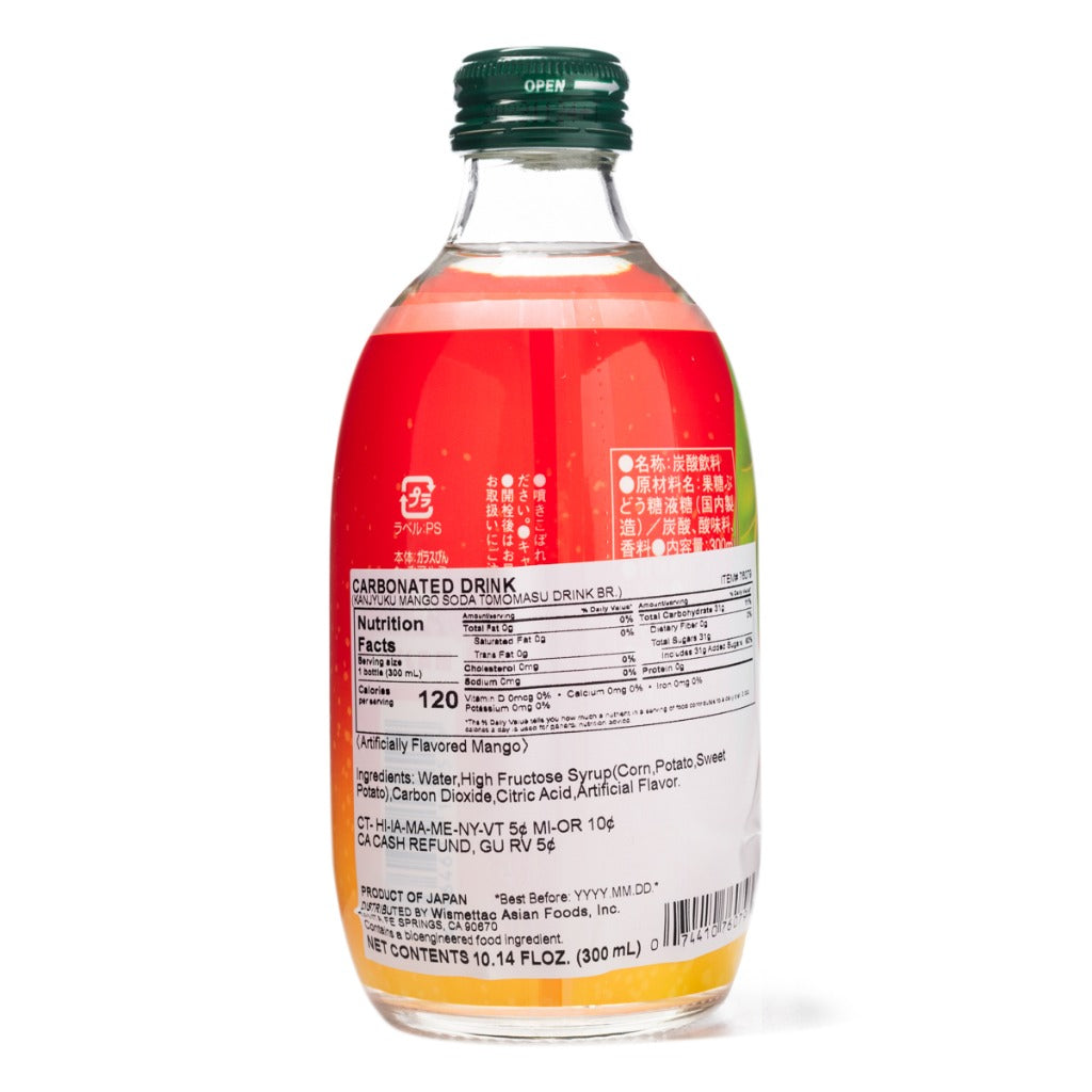 Soda, Tomomasu mango soda 300ml, pack of 2