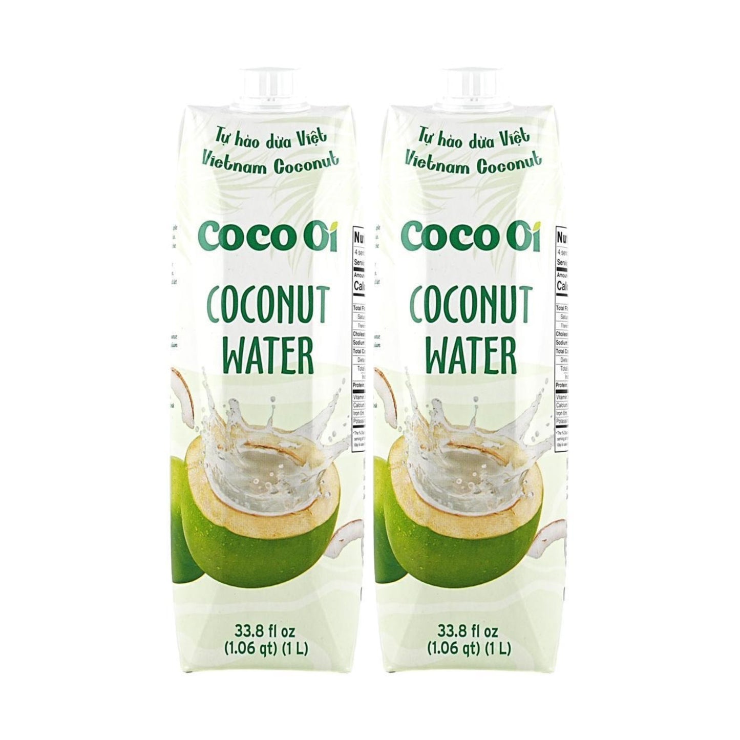 Coconut water, Cocooi, natural coconut water 1000 ml, pack of 2