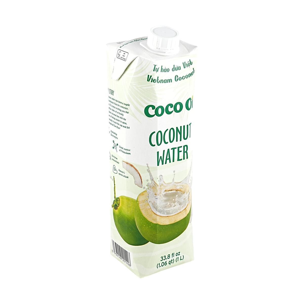 Coconut water, Cocooi, natural coconut water 1000 ml, pack of 2