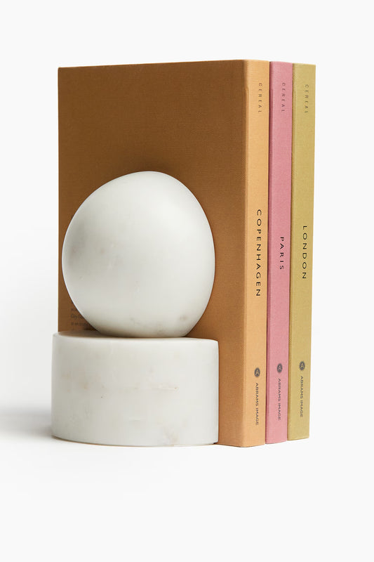 Bookend, marble, geometric shape