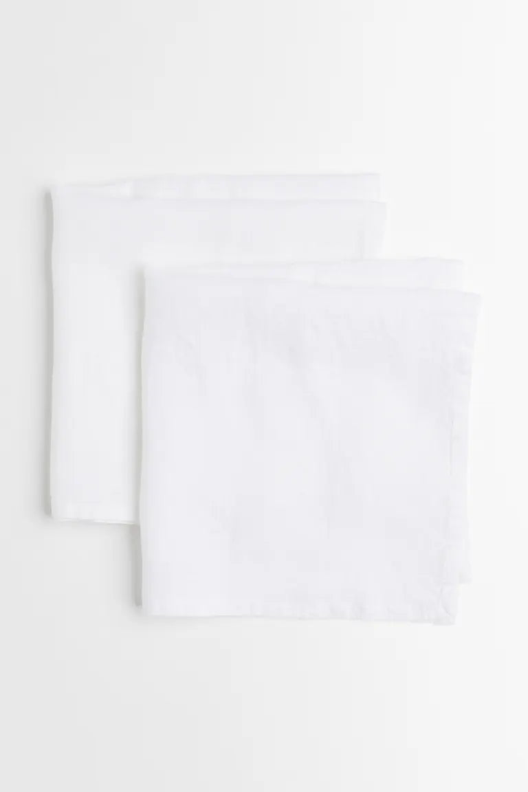 Napkin, linen, 18 in, pack 2