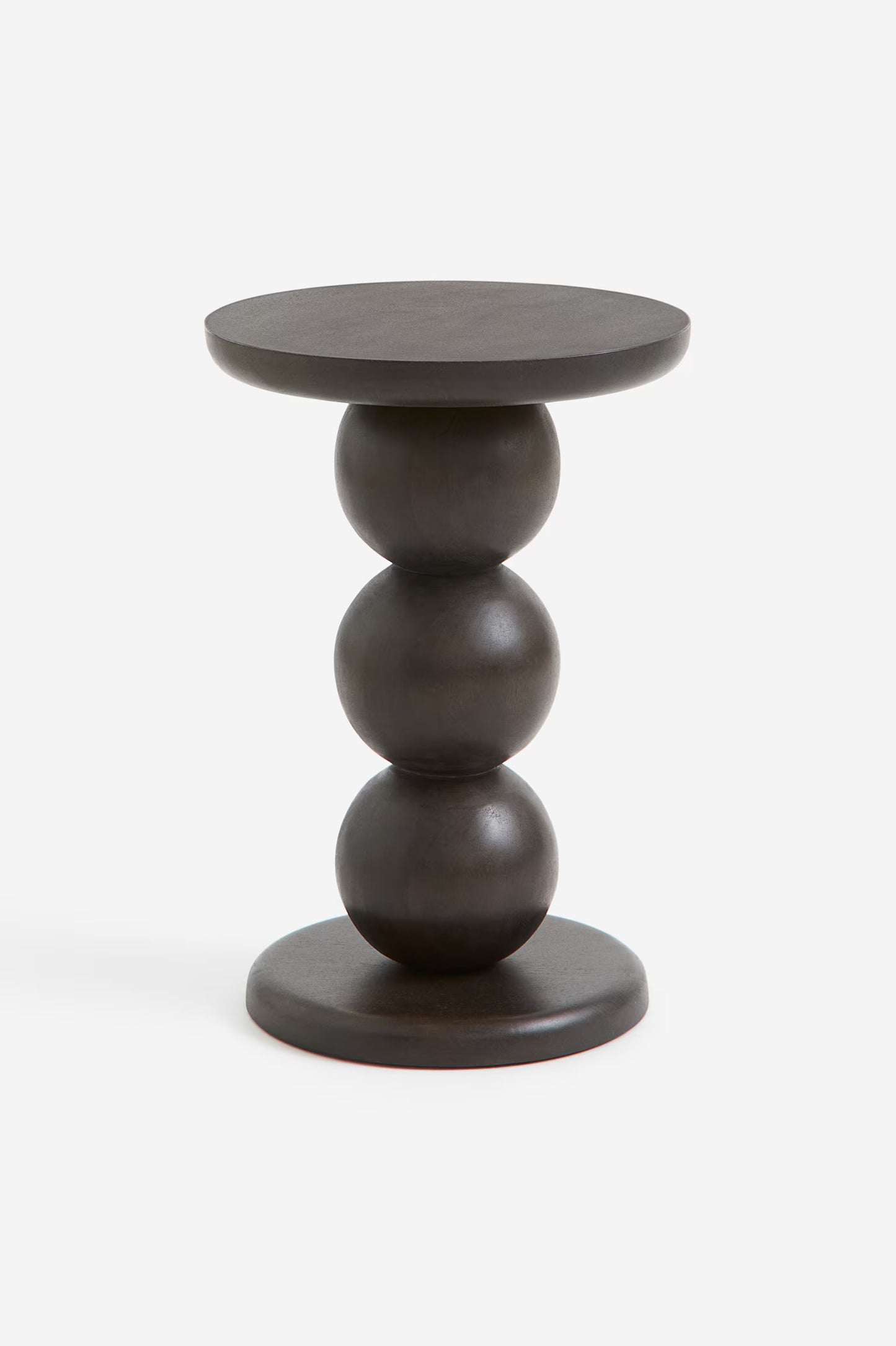 Side table, wood, dark brown