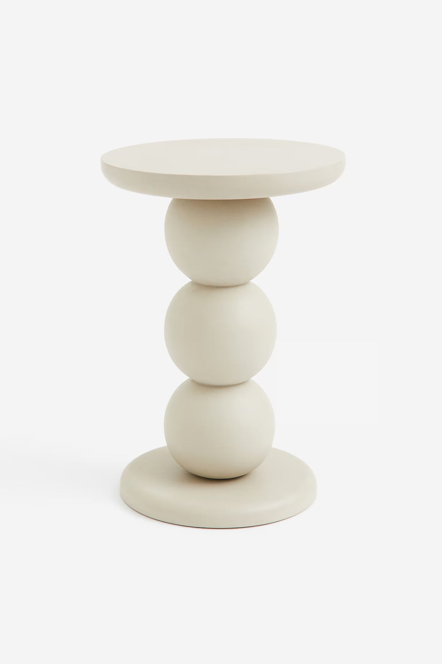 Side table, wood, beige