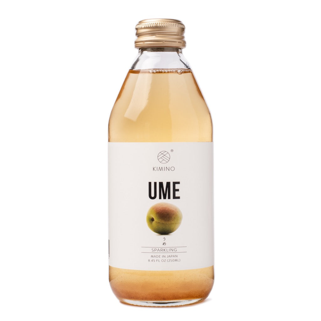 Soda, Kimino sparkling juice, ume plum, 8.45oz, pack of 2