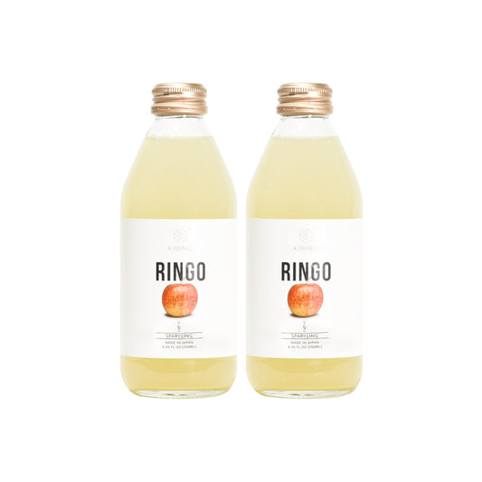 Soda, Kimino sparkling juice, ringo apple, 8.45oz, pack of 2