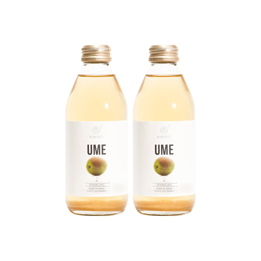 Soda, Kimino sparkling juice, ume plum, 8.45oz, pack of 2