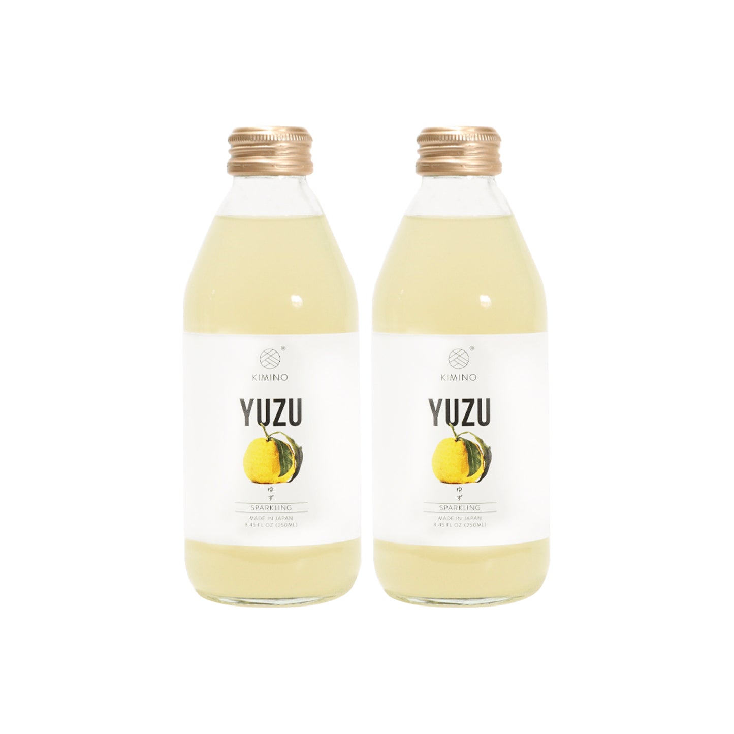 Soda, Kimino sparkling juice, yuzu, 8.45oz, pack of 2