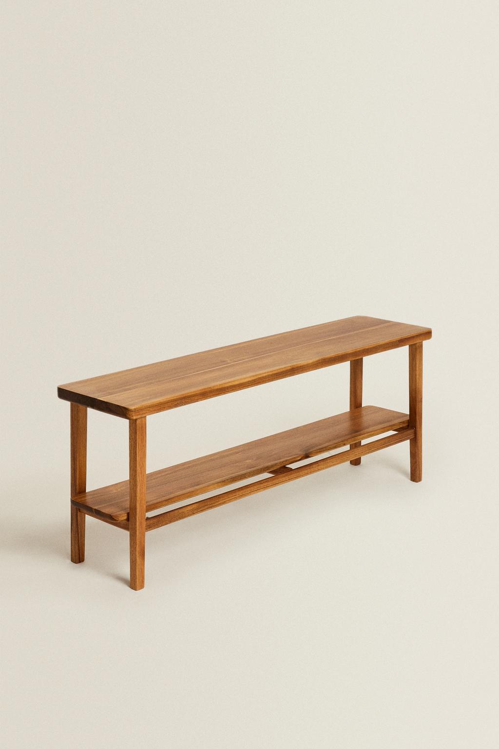 Bench, acacia, length 43.3"