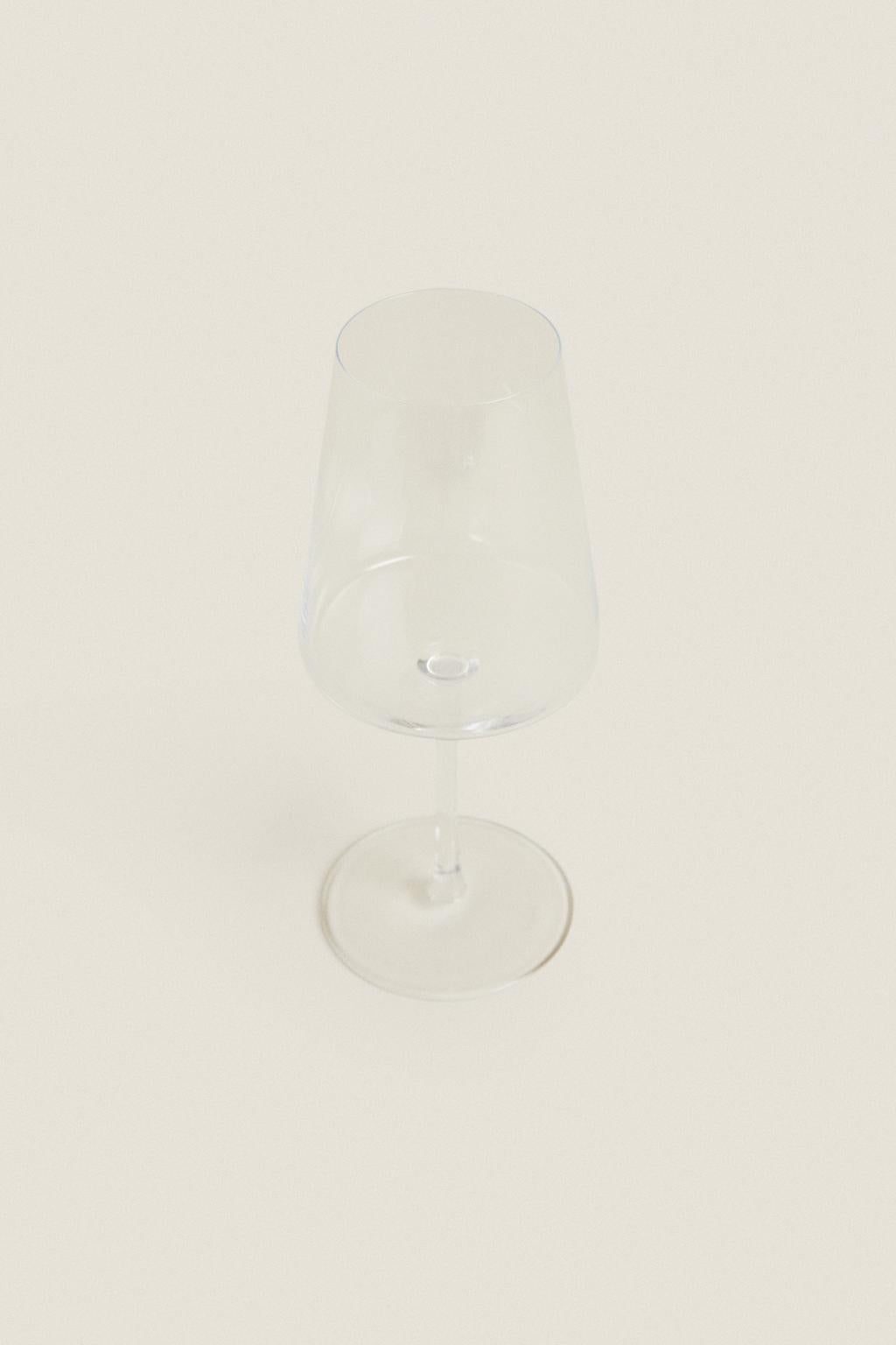 Glassware, wine glass, 8.9"