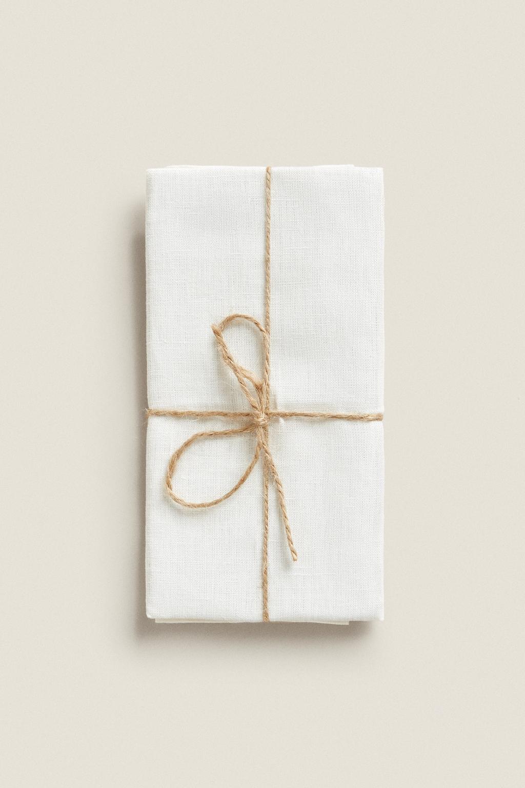 Napkin, linen, 19.5 in, plain