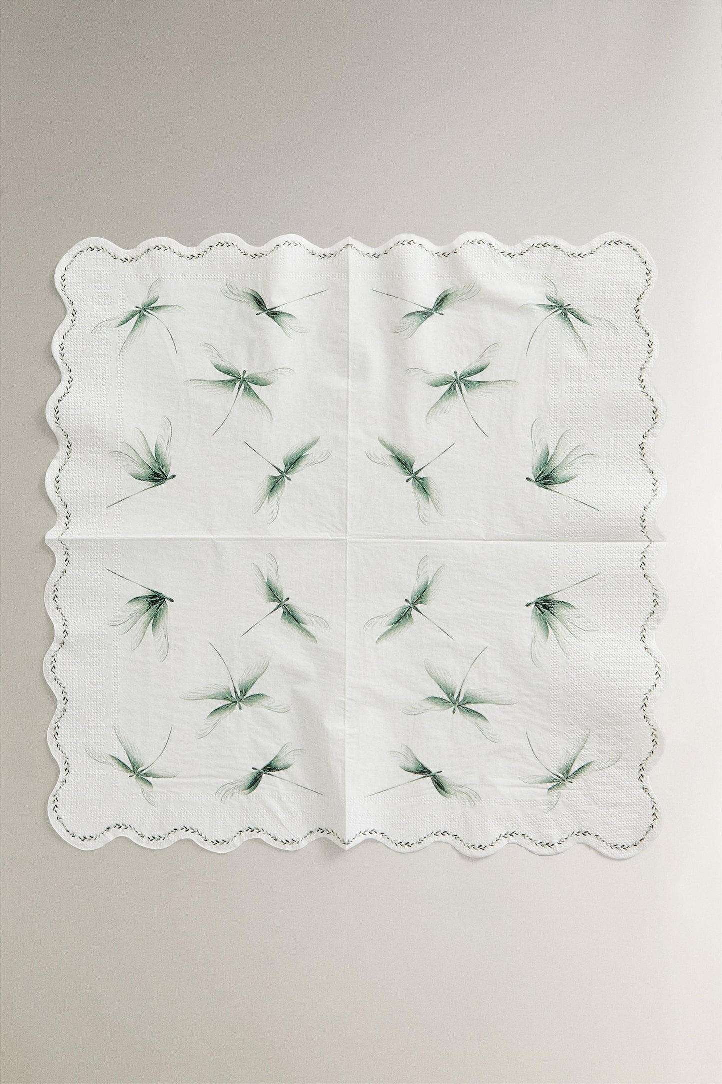 Napkin, paper, 15.8 in, pack 20, dragonfly